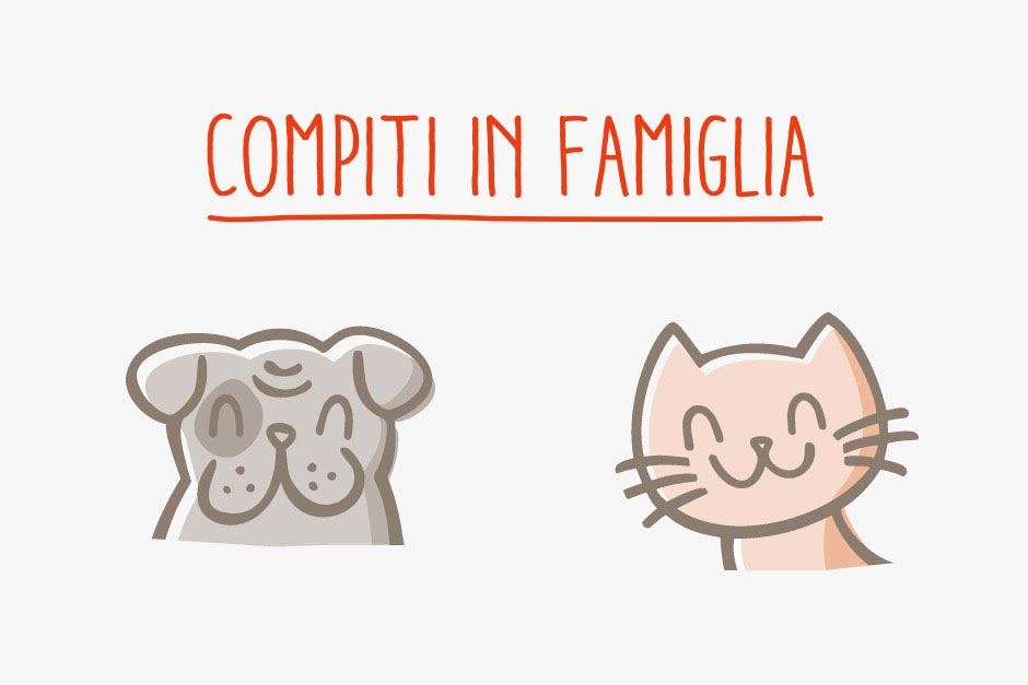 Come dividersi i compiti in famiglia per prendersi cura di un animale domestico?
