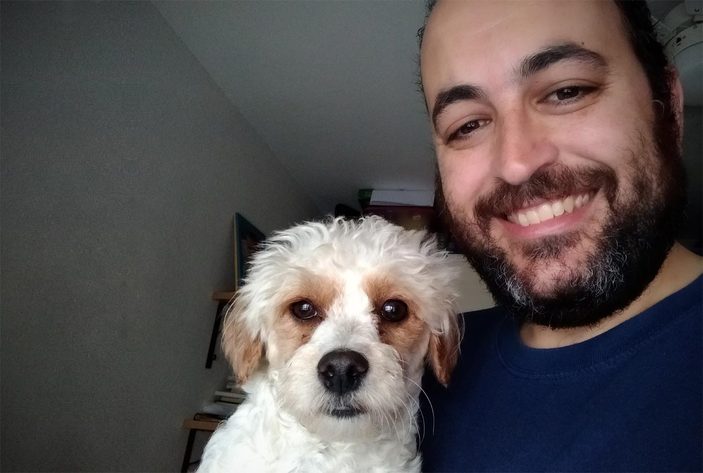 historias de adopción de perros: Julio y Nano