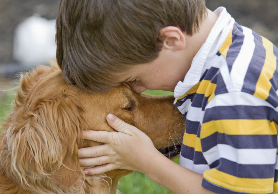 Benefits of the bond between children and pets