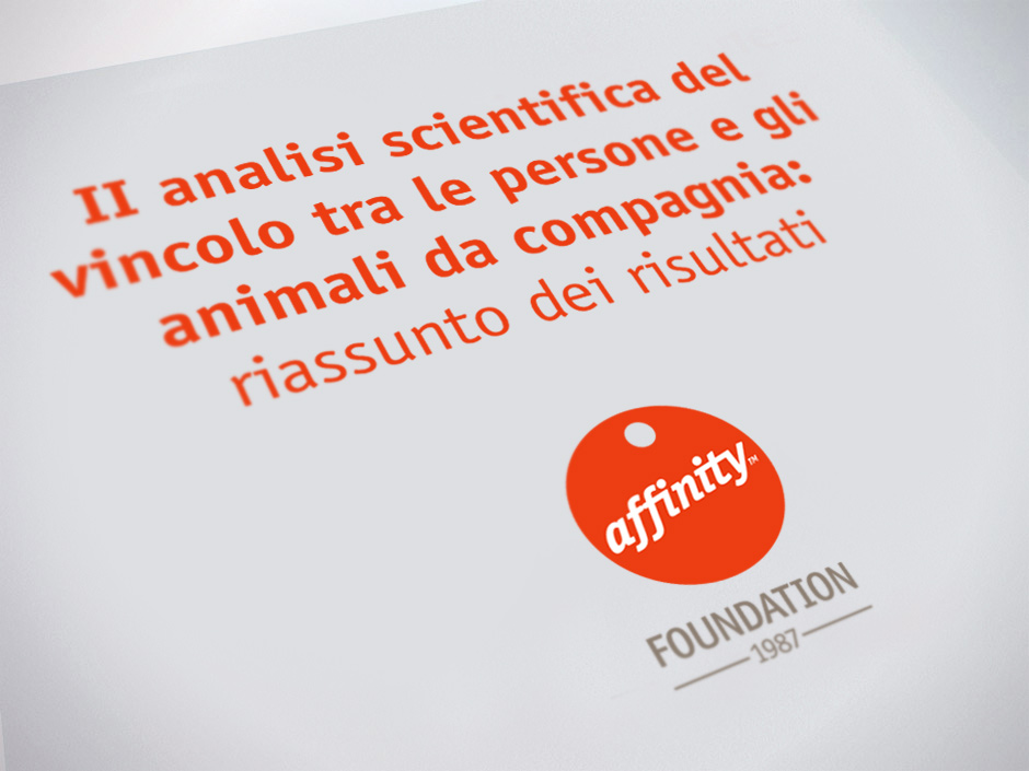 Whitepaper della II Analisi scientifica sul vincolo tra persone e animali 2014